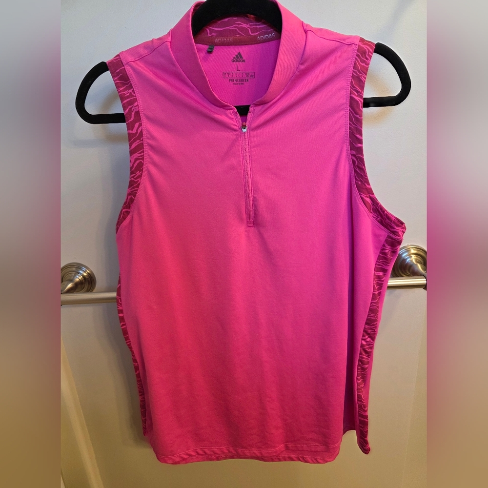 Adidas Vibrant Pink Athletic Top